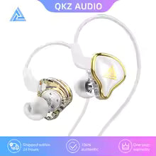 QKZ AK6 Ares / DMX / AKX Wired Earphones – Hi-Fi, Heavy Bass, Noise Cancelling Mic, Sport & Gaming