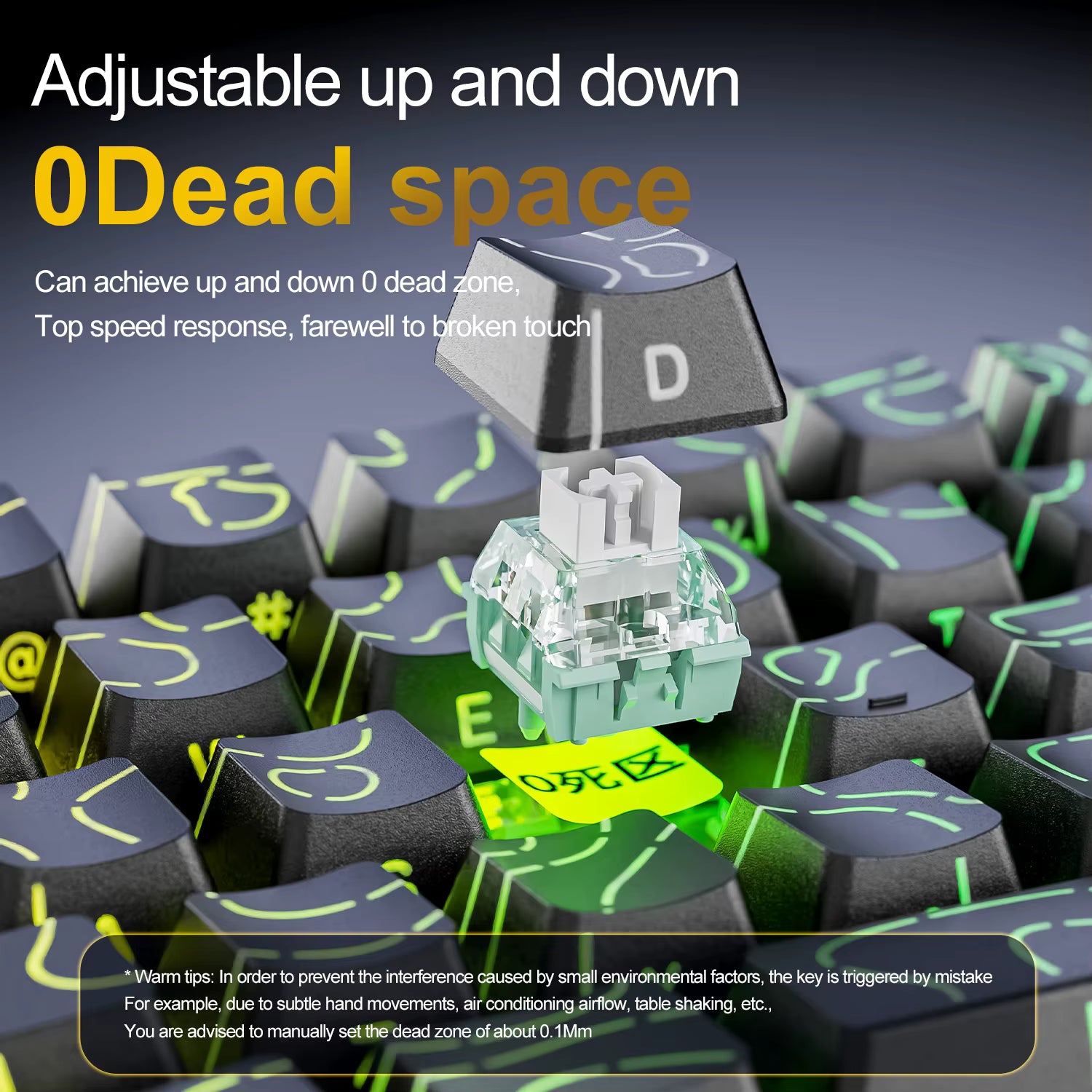 Attack Shark X68HE Magnetic Mechanical Gaming Keyboard – 0.01mm Rapid Trigger, 8000Hz, SOCD/RS, 0.125ms